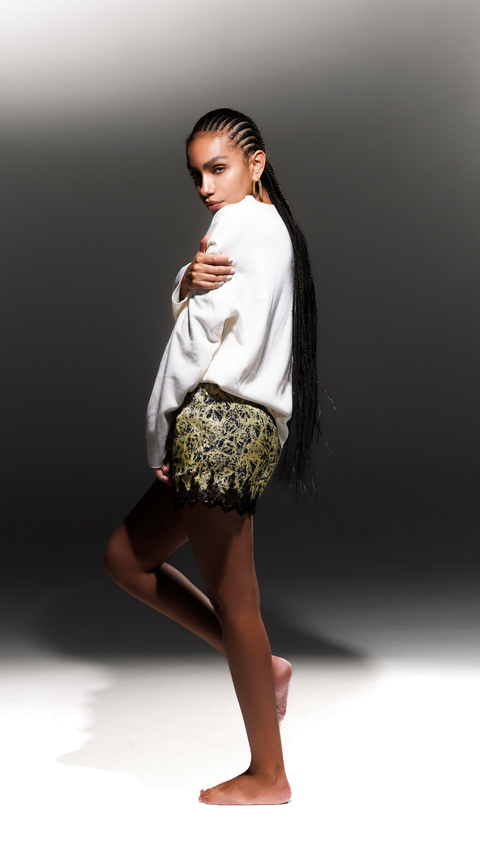 Short “Samba-Cação”: Estampa Sedimento