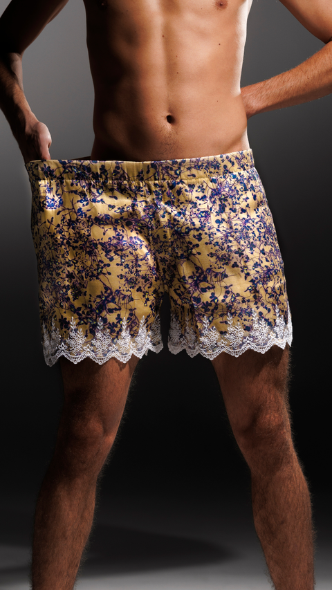 Short “Samba-Cação”: Estampa Germinal